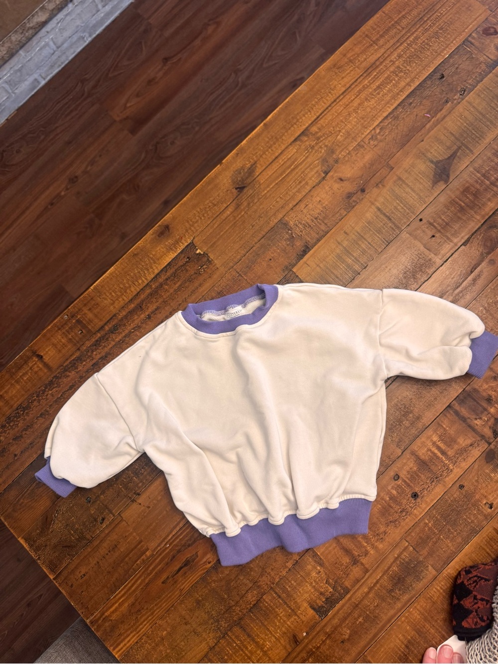 FOSTERED COLLECTION Crewneck Boxy Sweatshirt